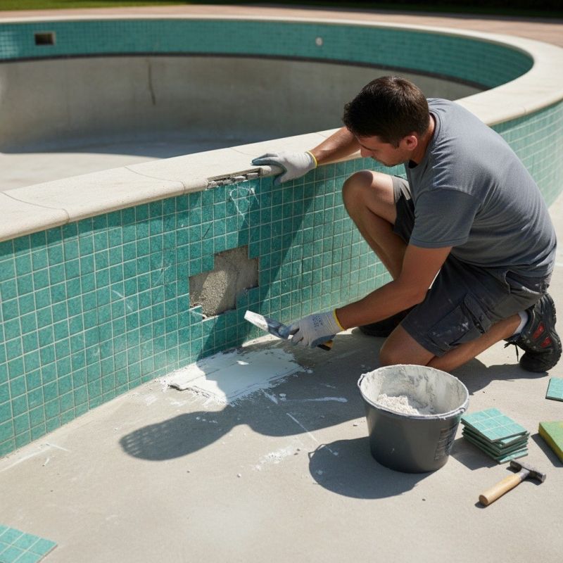 Pool Underwater Patch Repair