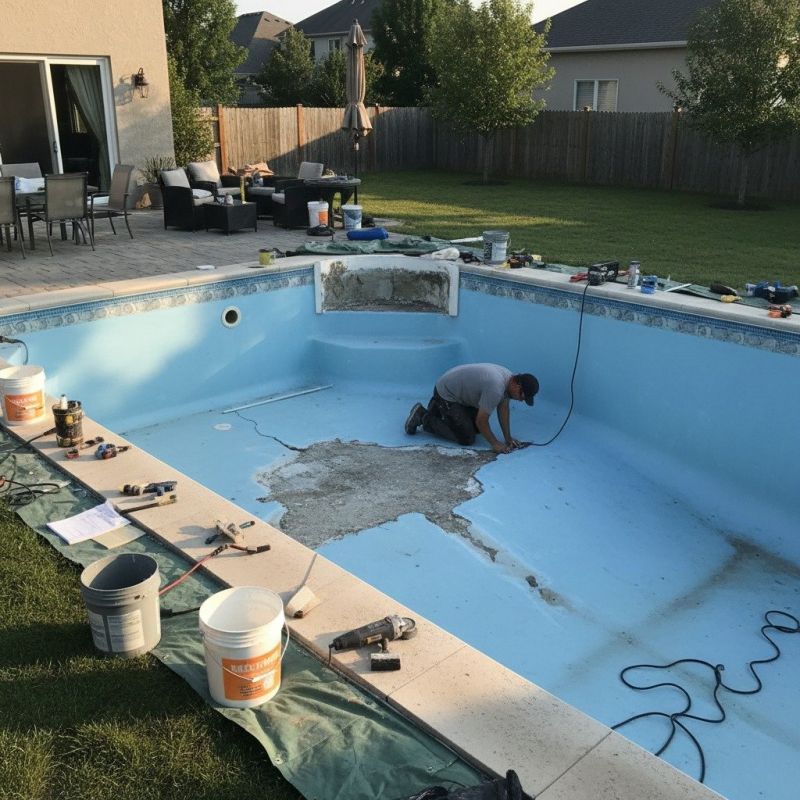 Pool Underwater Patch Repair