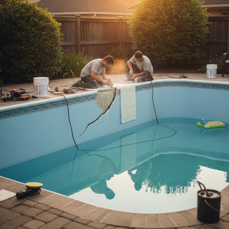 Pool Underwater Patch Repair