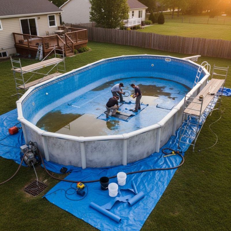 Pool Underwater Patch Repair